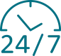 24 sur 7 jours